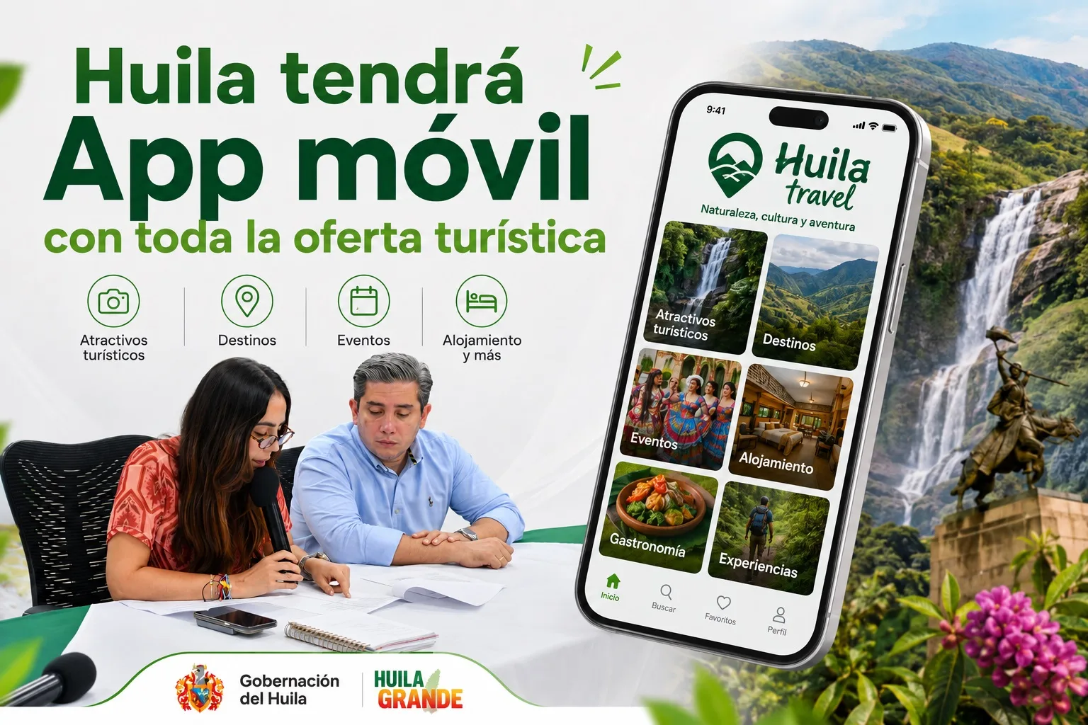 Huila Travel: la nueva plataforma digital que integra la oferta turística de los 37 municipios del departamento.